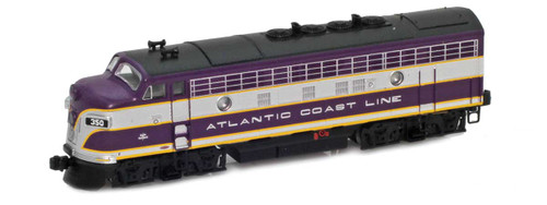 American Z Line ~ Z Scale ~ EMD F7A ~ Atlantic Coast Line ACL #351 ~ DC Version ~ 63015-2ACL