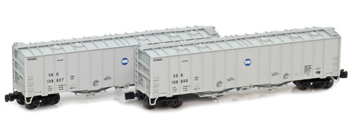 American Z Line ~ Z Scale ~ 4180 Airslide Hopper ~ 2-Pack ~ Soo Line SOO #109825 & #109828 ~ 916047-1