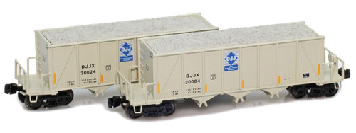 American Z Line ~ Z Scale ~ Ortner Hopper ~ 2-Car Set ~ JTSX #30004 & #30024 ~ 905357-1