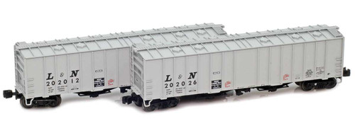 American Z Line ~ Z Scale ~ 4180 Airslide Hopper ~ 2-Pack ~ Louisville & Nashville L&N #202013 & #202043 ~ 916039-1