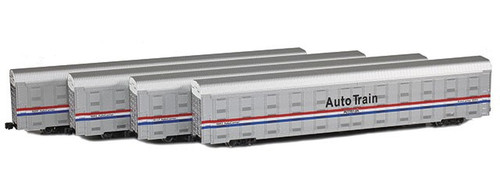 American Z Line ~ Z Scale ~ Auto Rack ~ 4-Pack ~ Amtrak AMTK ~ 904101-1