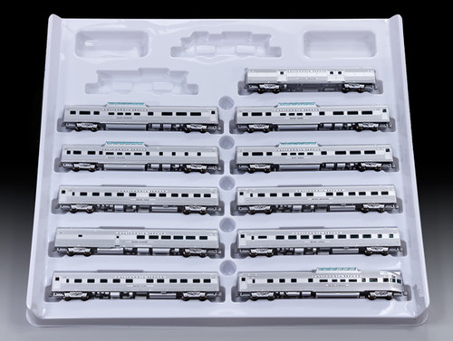 American Z Line ~ Z Scale ~ California Zephyr ~ 11 Cars ~ 72101