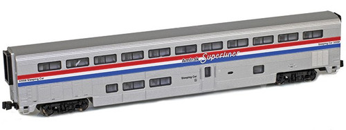 American Z Line ~ Z Scale ~ Superliner Coach ~ Amtrak AMTK #34075 ~ 72001-2