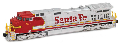 American Z Line ~ Z Scale ~ GE C44-9W ~ Santa Fe ATSF #628 ~ DC Version ~ 65102-3