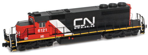 American Z Line ~ Z Scale ~ EMD SD40-2 ~ Canadian National CN #6121 ~ DC Version ~ 64212-1