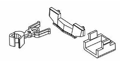 American Z Line ~ Z Scale ~ Budd RDC-1 coupler and pilot ~ AZLRDCP1
