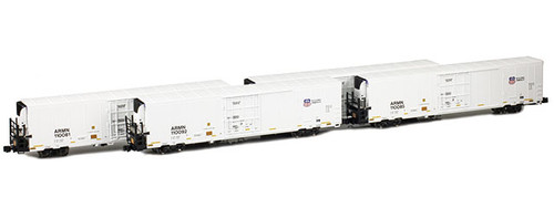 American Z Line ~ Z Scale ~ 64' Trinity Reefer ~ 4-Pack ~ Union Pacific ARMN ~ 904002-2