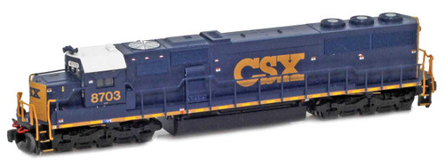 American Z Line ~ Z Scale ~ EMD SD60 ~ CSX #8703 ~ DC Version ~ 65024-1