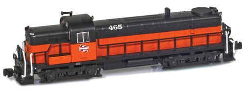 American Z Line ~ Z Scale ~ ALCO RS-3 ~ Milwaukee Road MILW #465 ~ DC Version ~ 63307-1