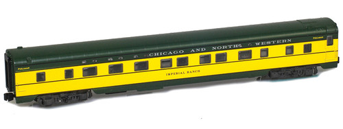 American Z Line ~ Z Scale ~ 4-4-2 Sleeper Imperial Ranch Lightweight Passenger Car ~ Chicago & North Western CNW ~ 73005-2