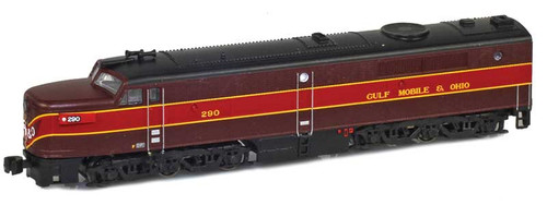 American Z Line ~ Z Scale ~ ALCO PA1 ~ Gulf, Mobile & Ohio GM&O #292 ~ DC Version ~ 64412-2