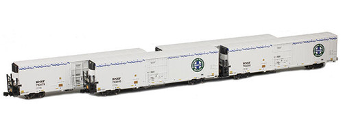American Z Line ~ Z Scale ~ 64' Trinity Reefer ~ 4-Pack ~ BNSF ~ 904004-1