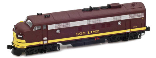 American Z Line ~ Z Scale ~ EMD FP7 ~ Soo Line SOO #504 ~ DC Version ~ 65311-2