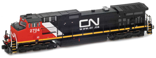 American Z Line ~ Z Scale ~ GE C44-9W ~ Illinois Central IC #2718 ~ DC Version ~ 65106-2