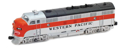 American Z Line ~ Z Scale ~ EMD FP7 ~ Western Pacific WP #805A ~ DCC ~ 65315-2