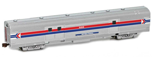 American Z Line ~ Z Scale ~ Baggage Car Silver Treasure ~ Amtrak AMTK #1007 ~ 72110-2