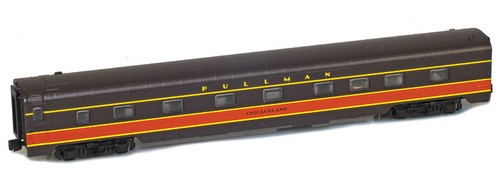 American Z Line ~ Z Scale ~ 4-4-2 Pullman Chicagoland Sleeper ~ Illinois Central IC ~ 73020-1
