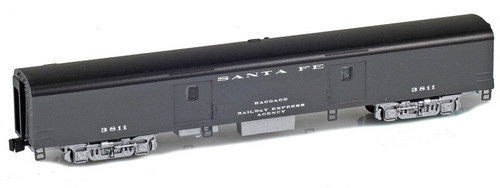 American Z Line ~ Z Scale ~ Baggage Car ~ Santa Fe ATSF ~ 73628-4