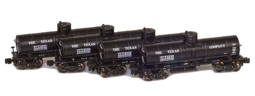 American Z Line ~ Z Scale ~ 1917 General American 8,000 Gallon Tank Car ~ 4-Pack ~ TCX ~ 905007-1
