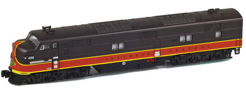 American Z Line ~ Z Scale ~ EMD E7A ~ Illinois Central IC #4010 ~ DC Version ~ 64616-2