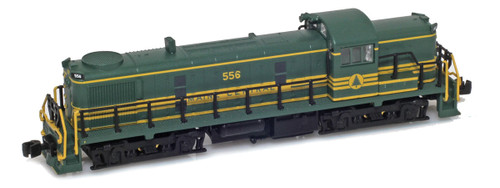American Z Line ~ Z Scale ~ ALCO RS-3 Phase III ~ Maine Central #557 ~ DC Version ~ 63321-2