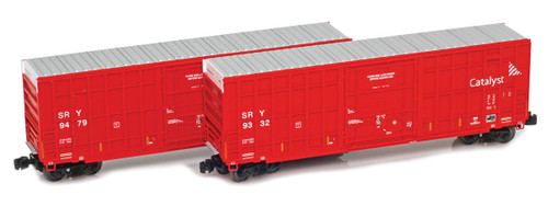 American Z Line ~ Z Scale ~ 50' FBOX Box Car ~ 2-Pack ~ Norfolk Southern NS #9332 & #9479 ~ 915603-1