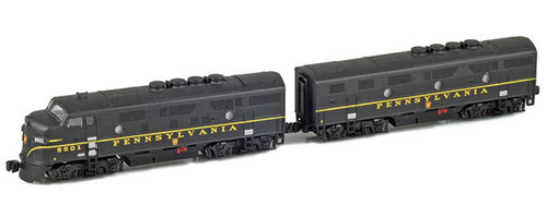 American Z Line ~ Z Scale ~ EMD F3 A-B Set ~ Pennsylvania PRR #9502-9502B ~ DC Version ~ 62907-2