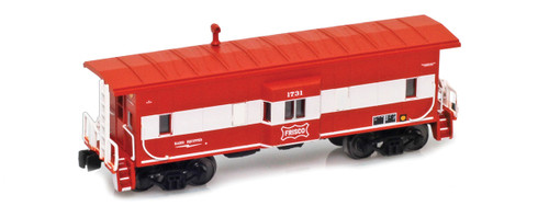 American Z Line ~ Z Scale ~ Bay Window Caboose ~ Frisco SLSF #1735 ~ 92027-2