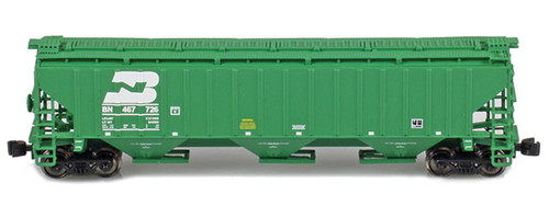 American Z Line ~ Z Scale ~ PS-2 Covered Hopper ~ Burlington Northern BN #467726 ~ 91925-1
