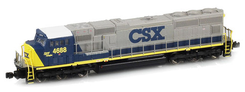 American Z Line ~ Z Scale ~ EMD SD70M ~ CSX #4688 ~ DC Version ~ 61010-3