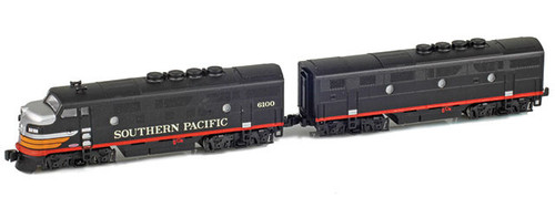 American Z Line ~ Z Scale ~ EMD F3 A-B Set ~ Southern Pacific SP #6100 & #6100B ~ DC Version ~ 62901-1