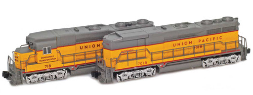 American Z Line ~ Z Scale ~ EMD GP30 & GP30B ~ 2 Units ~ Union Pacific UP #718 & #701B ~ DC Version ~ 62101-5