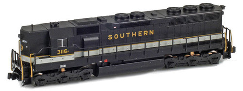 American Z Line ~ Z Scale ~ EMD SD45 High Nose ~ Southern SOU #3136 ~ DC Version ~ 63212-2