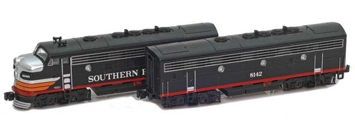 American Z Line ~ Z Scale ~ EMD F7 A-B Set ~ Southern Pacific SP #6325 & #8142 ~ DC Version ~ 63006-1