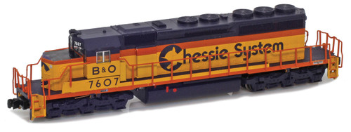American Z Line ~ Z Scale ~ EMD SD40-2 ~ Baltimore & Ohio B&O #7608 ~ DC Version ~ 64219-2