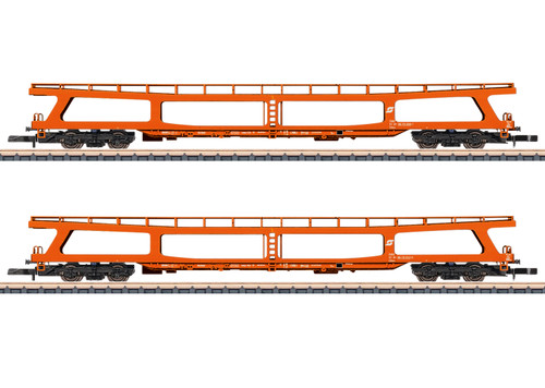 Märklin ~ Z Scale ~ Type DDm 915 Auto Transport Car Set ~ ÖBB ~ 2 Cars ~ 87095