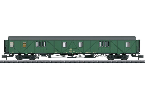 Trix ~ N Scale ~ Type MDyge 986 Baggage Car ~ DB ~ LED Interior & Marker Lights ~ 18432