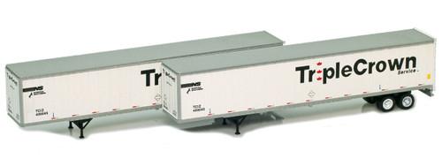 American Z Line ~ Z Scale ~ NS / Triple Crown 53' Trailers ~ 2-Pack ~ Norfolk Southern NS ~ 954008-1