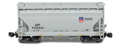 American Z Line ~ Z Scale ~ ACF 2-Bay Hopper ~ Union Pacific UP #705531 ~ 903916-5