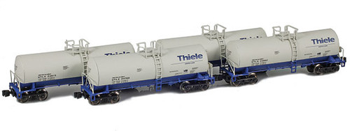 American Z Line ~ Z Scale ~ 17,600 Gallon Thiele Tank Car ~ 4-Pack ~ Union Tank Car Company UTLX ~ 903820-1