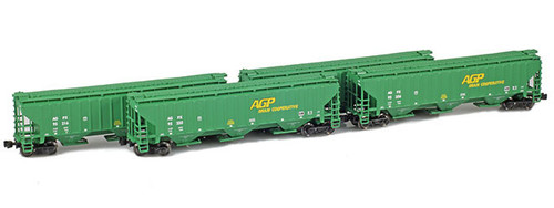 American Z Line ~ Z Scale ~ PS-2 Covered Hopper ~ 4-Pack ~ AGPX ~ 90928-1