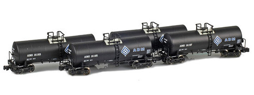 American Z Line ~ Z Scale ~ 17,600 Gallon Tank Car ~ 4-Pack ~ Archer Daniels Midland ADMX ~ 903802-1