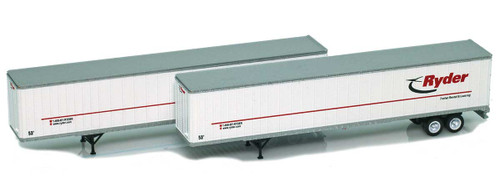 American Z Line ~ Z Scale ~ RYDER 53' Trailers ~ 2-Pack ~ 954014-1