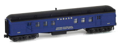 American Z Line ~ Z Scale ~ Railway Post Office ~ Wabash WAB ~ 71911-1