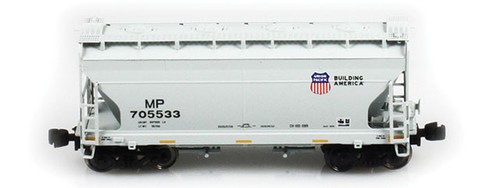 American Z Line ~ Z Scale ~ ACF 2-Bay Hopper ~ Union Pacific UP ~ 903916-3