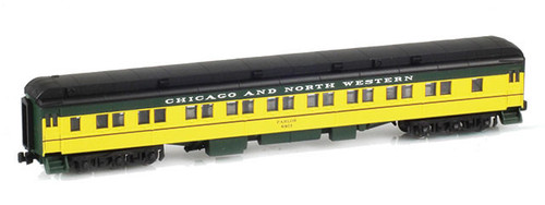 American Z Line ~ Z Scale ~ 28-1 Parlor Car ~ Chicago & North Western CNW #6401 ~ 71405-2