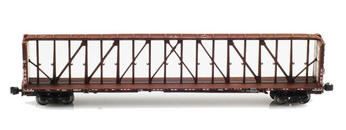 American Z Line ~ Z Scale ~ Centerbeam Flat Car ~ Soo Line SOO ~ 91354-1