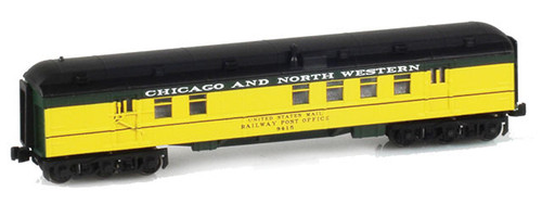 American Z Line ~ Z Scale ~ AF268-Z10B RPO Railway Post Office ~ Chicago & North Western CNW #9415 ~ 71905-2