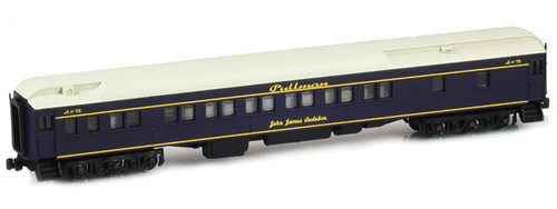 American Z Line ~ Z Scale ~ 12-1 Pullman Sleeper John James Audubon ~ Louisville & Nashville L&N ~ 71009-2