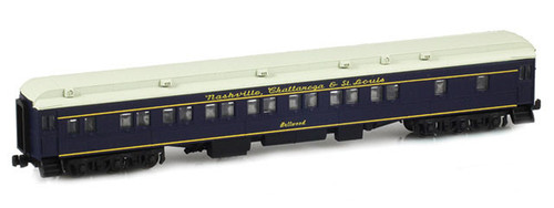 American Z Line ~ Z Scale ~ Parlor Car Bellwood ~ Nashville, Chattanooga & St. Louis #28-1 ~ 71409-1